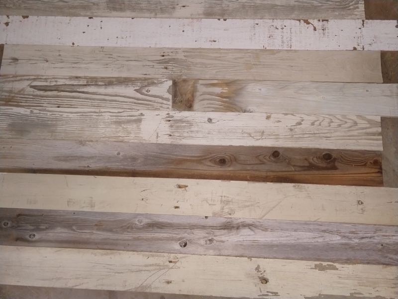 $3.99 White Painted Redwood 163 SF
